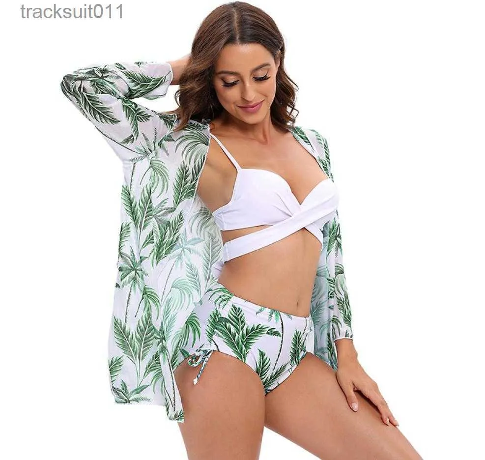 Frauen Badebekleidung 2022 Stile Frauen039s Badebekleidung sexy zwei Stücke Dreieck Badeanzug Strand Cover Dame gepolstert Bra Fashion Plant Bikini3637077 C240412