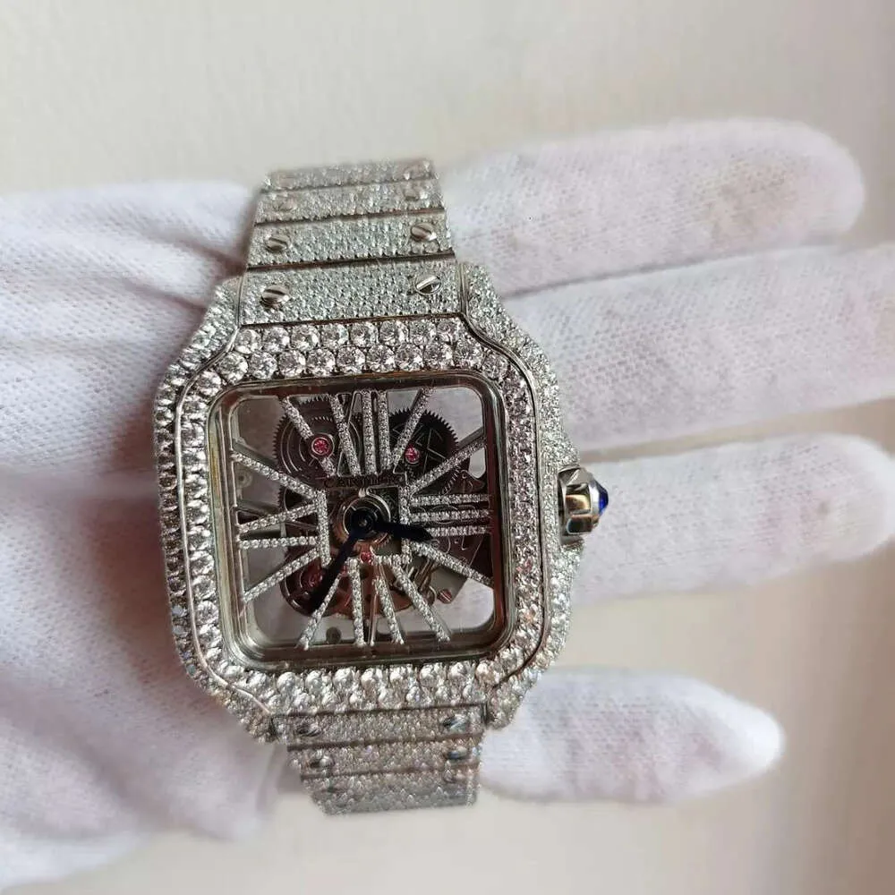 Luxury Looking Fully Watch Iced Out For Men woman Top craftsmanship Unique And Expensive Mosang diamond 1 1 5A Watchs For Hip Hop Industrial luxurious 1042