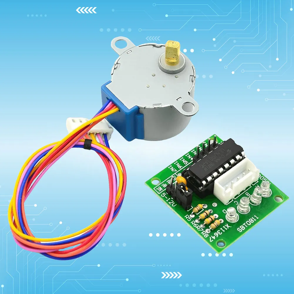 Produktbild von IR-Fernbedienungsmodul Für 28BYJ48 Schrittmotor – 11 Modi, Drahtlos, Kompakt, Für Automatisierungsprojekte