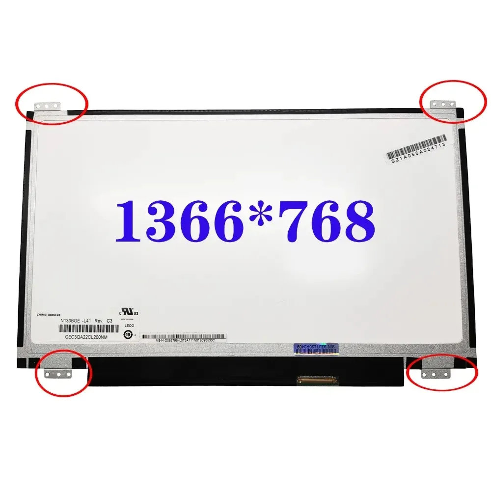 Ekran N133BGEL41 Rev.C3 dla ASUS S300CA S301 LCD Wyświetlacz LVDS 40 PINS HD 1366*768 SLIM 13,3 -calowy ekran laptopa