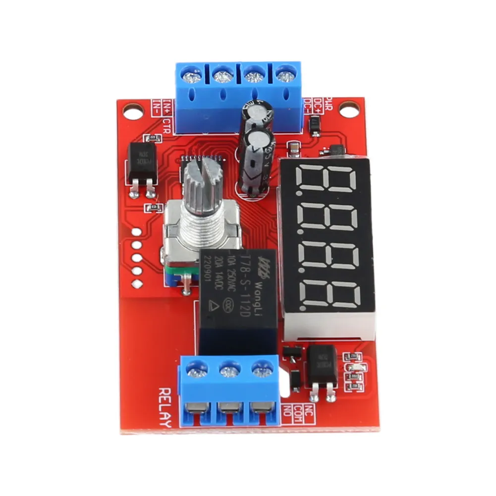 NEW DC Timer Relay Delay Switch Module Board: 5V/12V/24V Adjustable ...