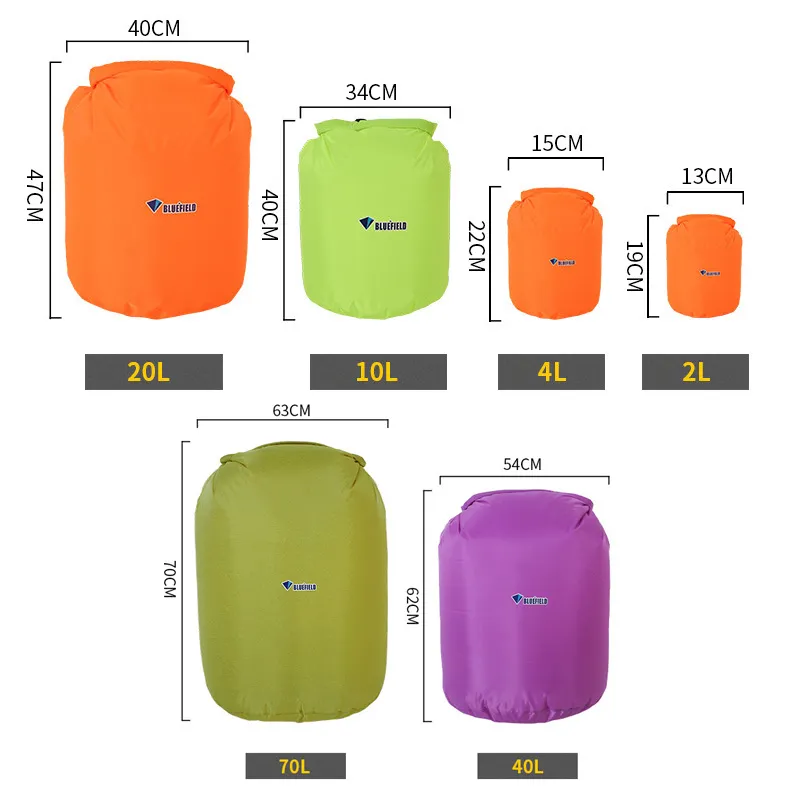 20L Waterproof Dry Bag - Floating Storage For Kayaking, Swimming & Outdoor Activities (Purple)