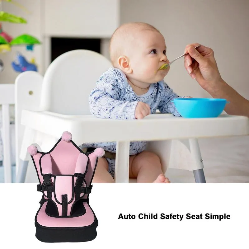 NEW Child Safety Seat Mat For 6 Months To 12 Years Old Breathable Chairs Mats Adjustable Stroller Seat Pa Baby Car Seat Cushion