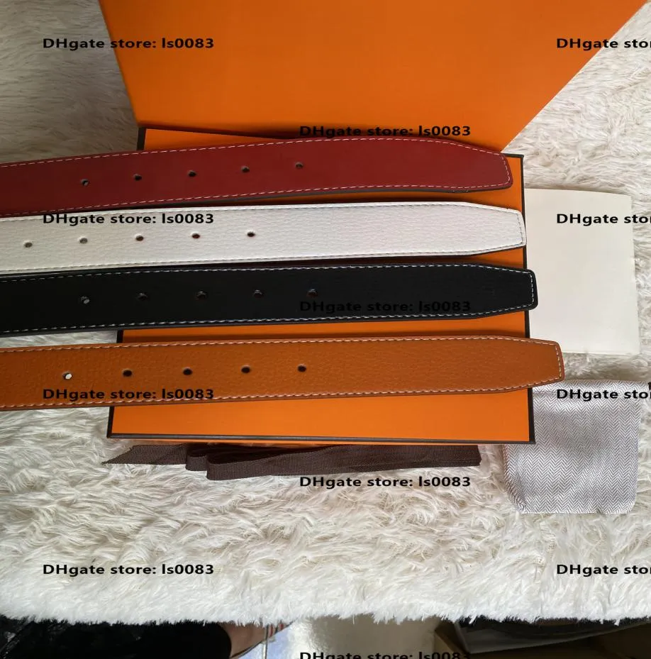 H Belts men039s fashion business belt luxury designer women classic belt 4 colors goldsilver buckle With box 9995691