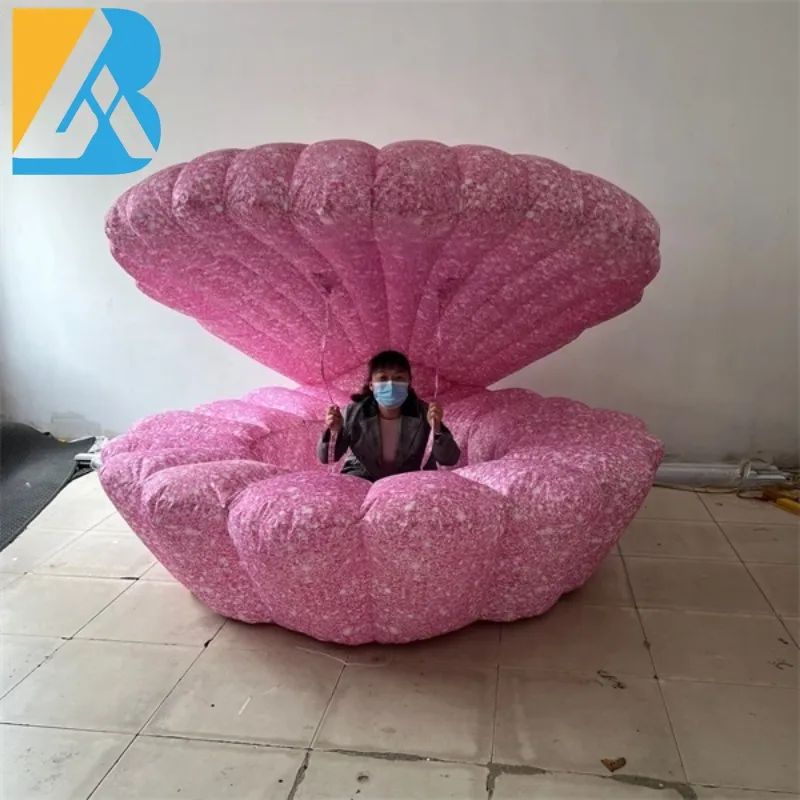 Mermaid Clam Shell Chair Wholesale Giant Inflatable Seashell