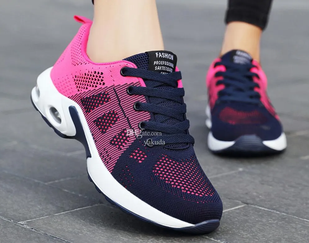 Frauen Running Schuhe lässige Turnschuhe Komfort Design Kingcaps Outdoors Klassische Dhgate Sports Großhandel Mode Yakuda Stiefel Mesh atmungsaktiven Straßenlifestyle -Schuhe.