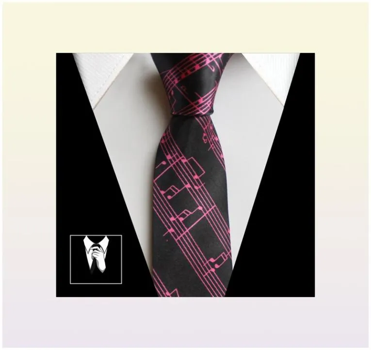 Fashion Slim Tie Music Piano Student Neck Tie Ties Gifts For Men Butterfly Shirt Music Tie7112400