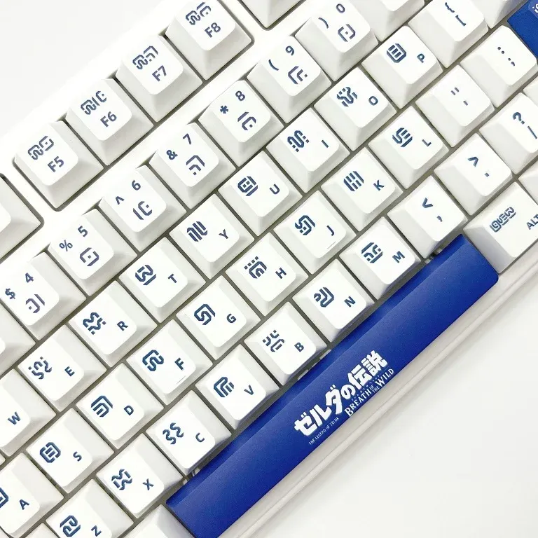 Accessori 127 Chiavi Zelda Kashi Keycap Cherry Guwen Siepta set completa di Sublimation PBT Sublimation Tastiera meccanica adattabile