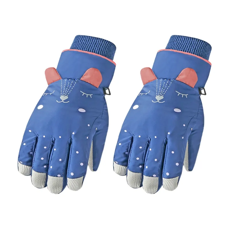 Toddler Baby Boys Girls Snow Gloves Winter Ski Gloves Windproof Mitten Warm Snowboarding Gloves Winter Snow Ski Gloves For Toddler Kids