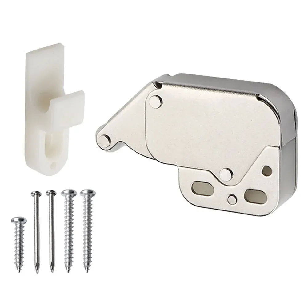 Kastdeuren Snap Lock Mini Touch Latch Automatische Spring Push Catch Bounce Lock voor de duwdeur van de kast om te sluiten en te vergrendelen