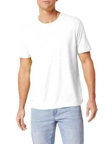 T-shirt ordinaire brodé personnalisé 100% coton pour les beaux hommes