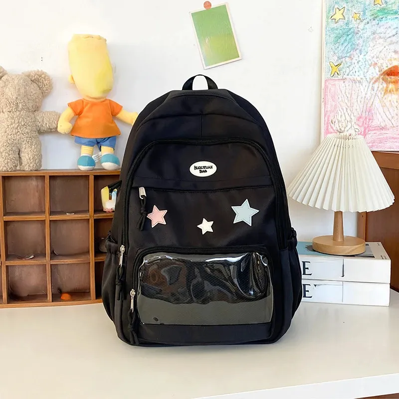 High Capacity Japanese Y2K Aesthetic Star backpack