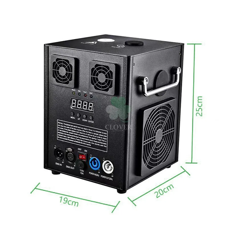 600W Cold Spark Machine With 4 Flightcases DMX Remote Control