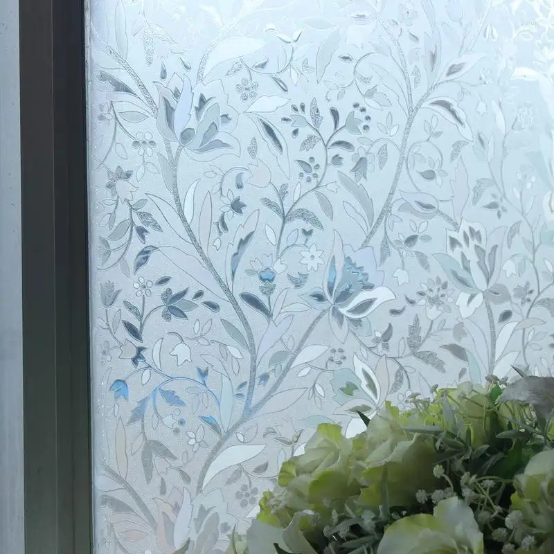 Autocollants de fenêtre décor en verre tridimensionnel décor statique cing statique de haute qualité 3d feuille d'autocollant pvc fenetre