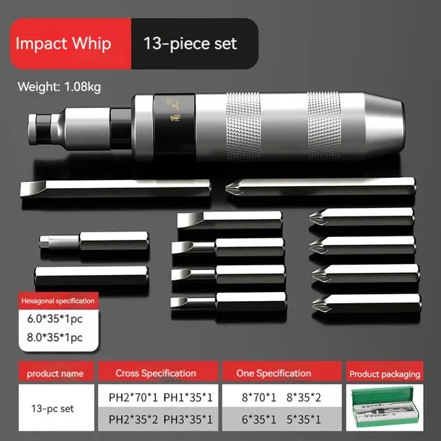 Manual Screwdriver Tool Manual Impact Driver Set 1/2