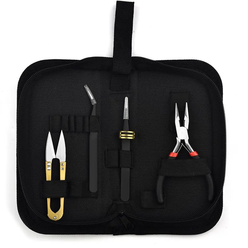 Complete jewelry pliers set with Copper Wires, Threads, and