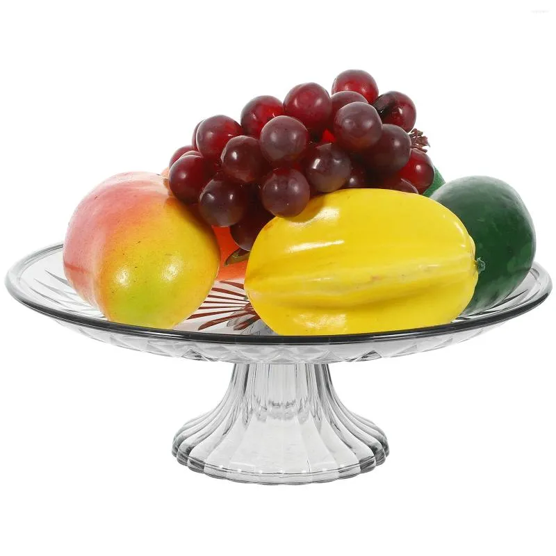 Dinnerware Sets Fruit Tray Home Forniture Decor Footed Bowl Large Acrylic Office Dessert Display Stands