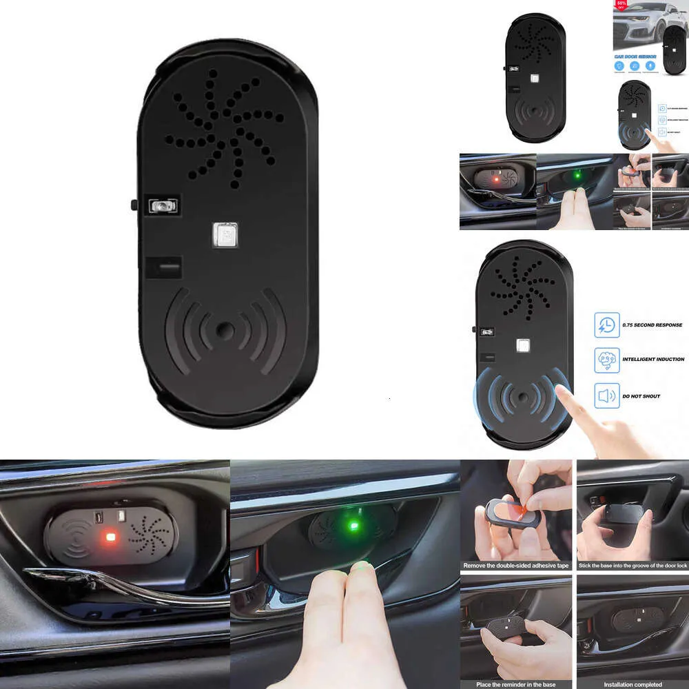 Nouvelles notifications vocales de dispositif anti-collision d'alarme intelligente avec capteur d'ouverture de porte de voiture à haute sensibilité