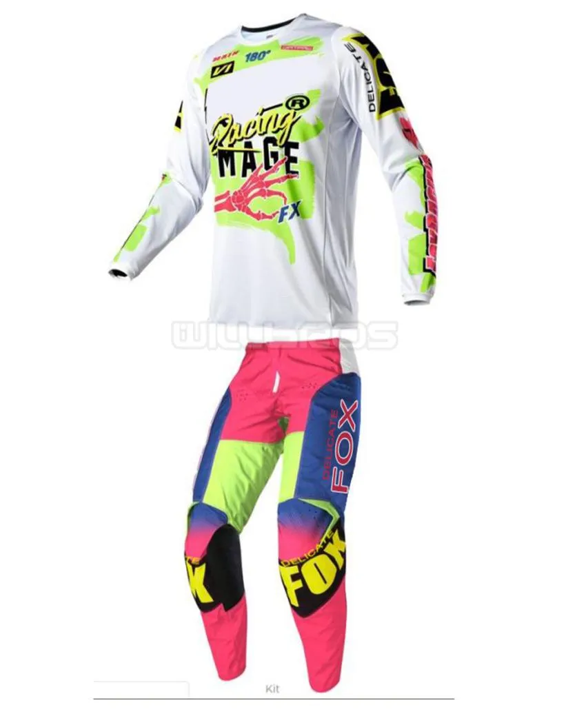 DELICATE FOX 2020 Motorcycle Mountain Training Base Racing 360 Lovl SE Jersey Pant Motocross Dirtbike Offroad Racing Sx Mx Men037046718