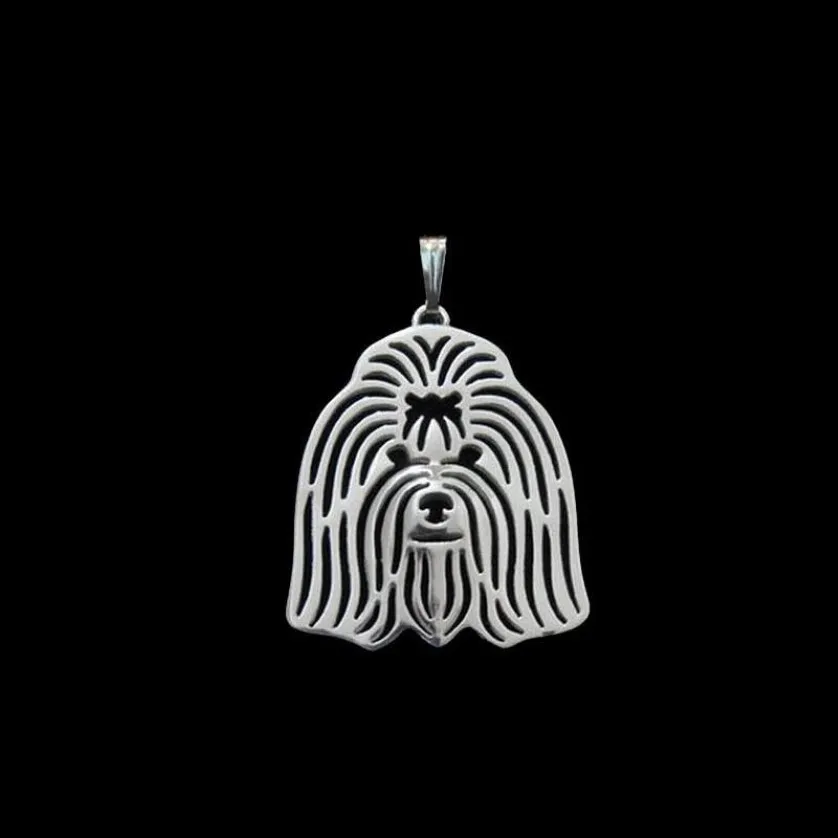 Pendants 2021 Women's Metal Pet Dog Jewelry Accessory Coton De Tulear286j