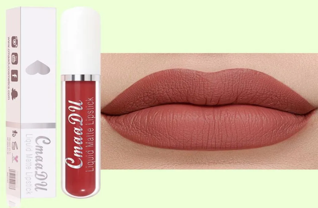 CMAADU VELVET MATTE LIPGLOSS 18 COMBLES COHELS NUDE LIMIDE LIVSTTICK LONNE LANDING IMPHERPORTHER RED LIP GLOSS COSMETICS 6PCS4589991