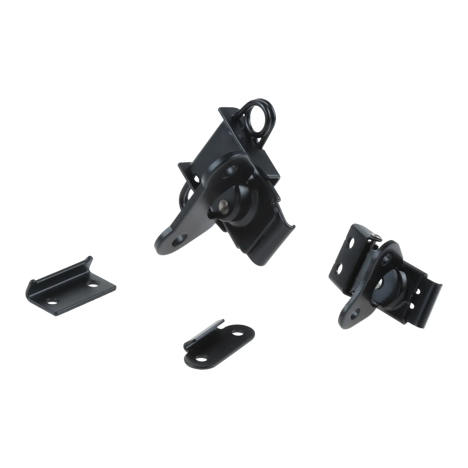 Butterfly Latch Stainless Steel Padlockable Twist Latch Keeper Toggle Clamp Catch Case Box Chest Lock Hasps Black - View #4