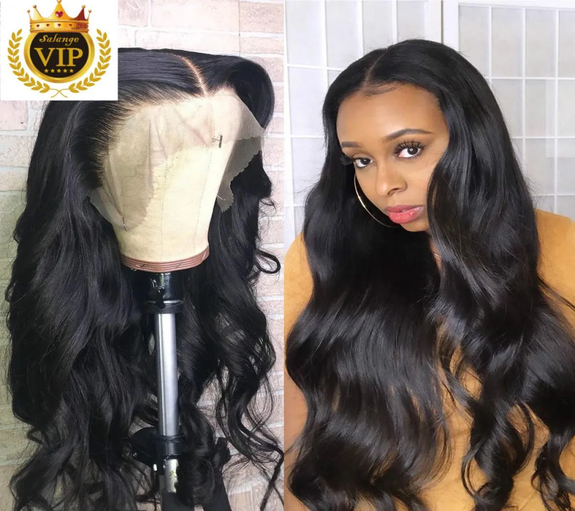 13x6 Glueless Lace Front Human Hair Wigs Brazilian Body Wave Baby Hair 180密度360レースウィッグレミーヘア2685285