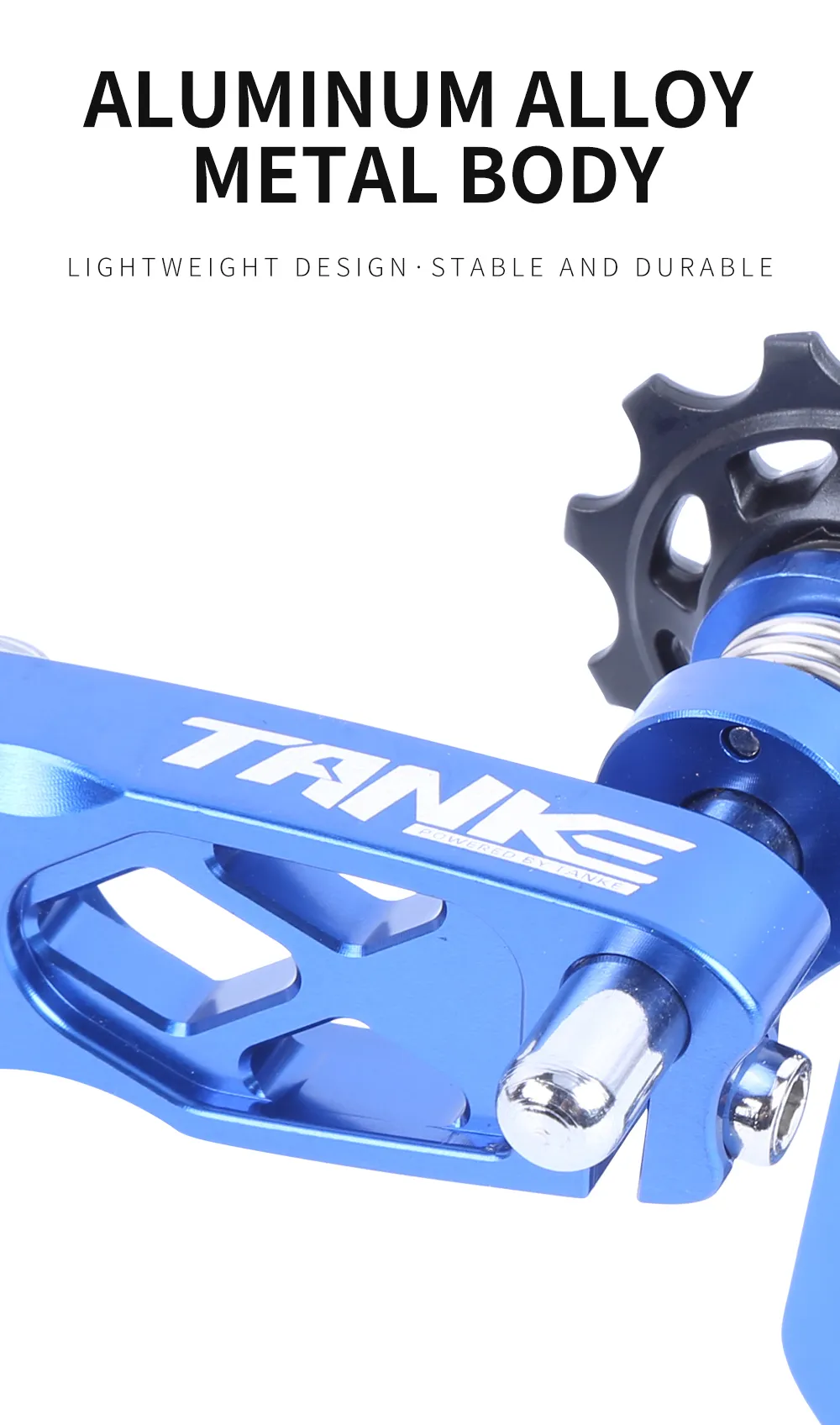 TANKE Single Speed MTB Chain Touching Front Derailleur With CNC