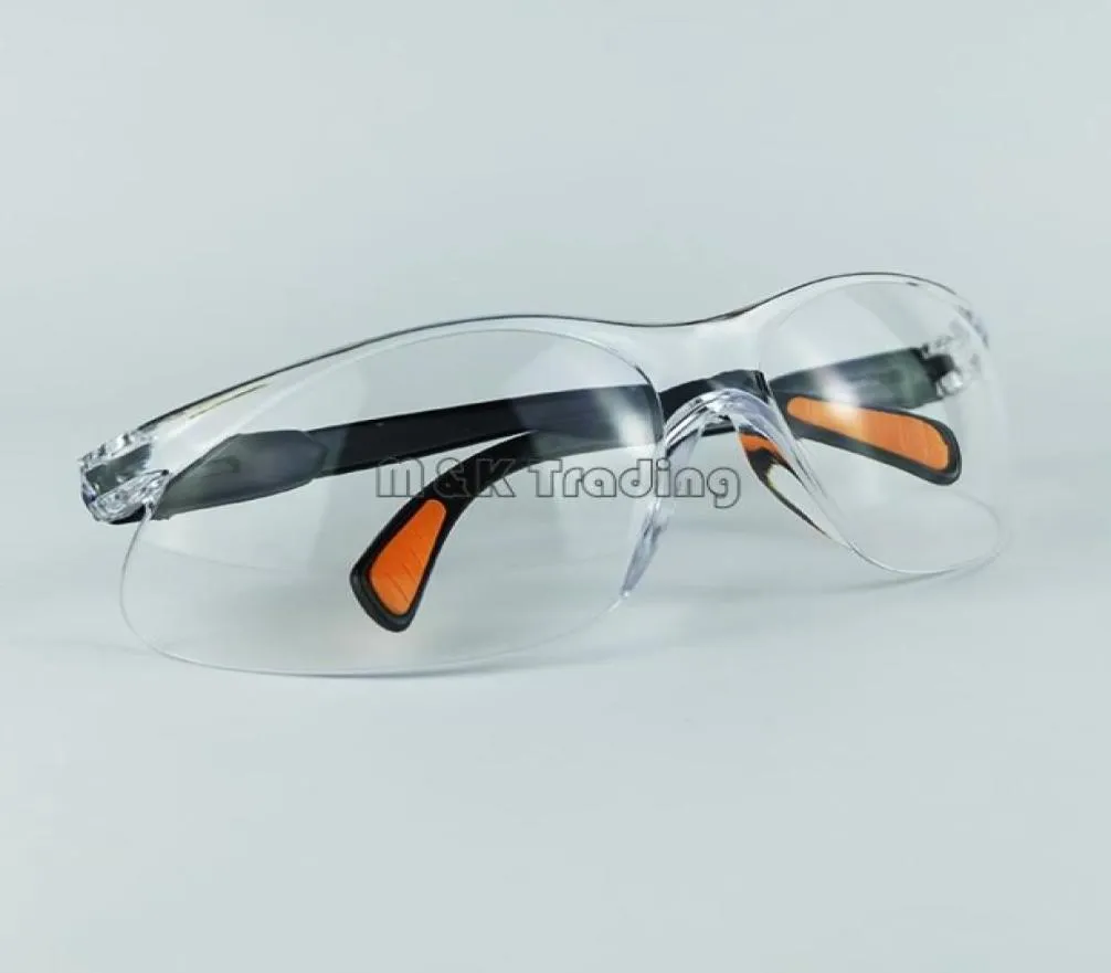 Fournitures de sécurité en milieu de travail L les lunettes de sécurité Eyeglass de poussière Eyes Protetion Protection du travail Appareil transparent blanc et BLA4958611