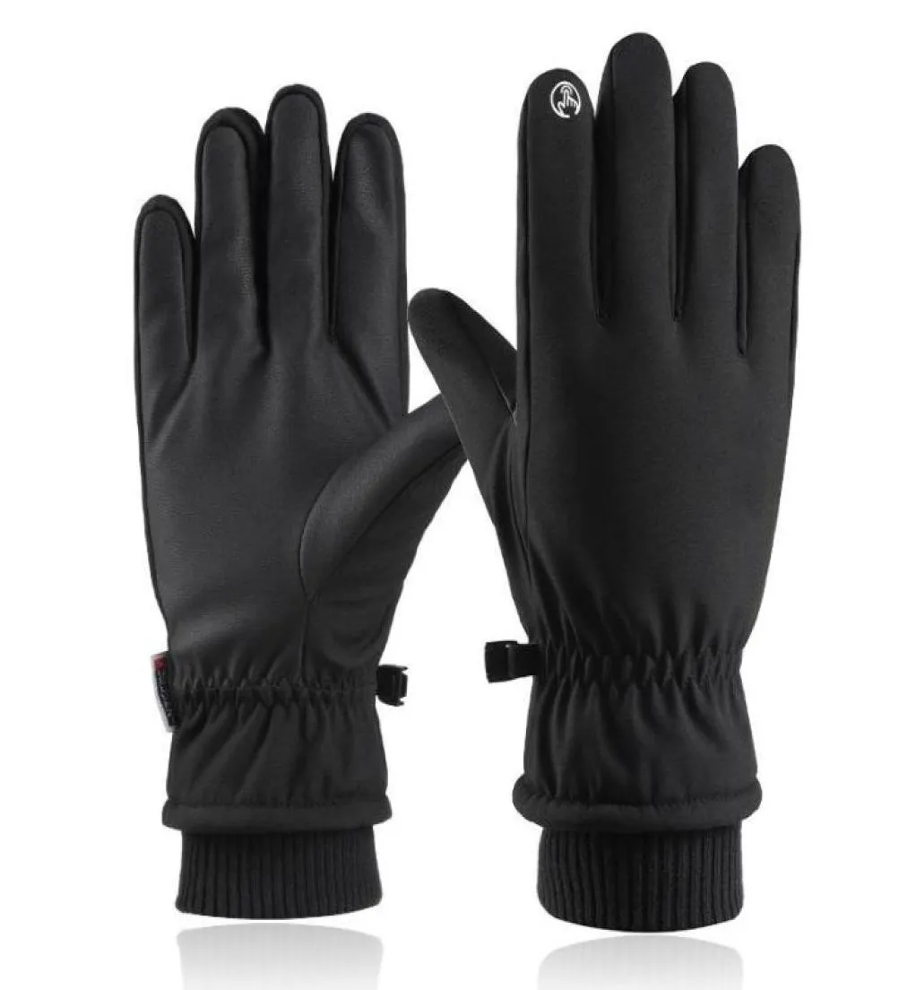 Cinque dita guanti impermeabili inverno inverno da neve caldo snowboard motociclista touch screen per uomini HSJ885724430