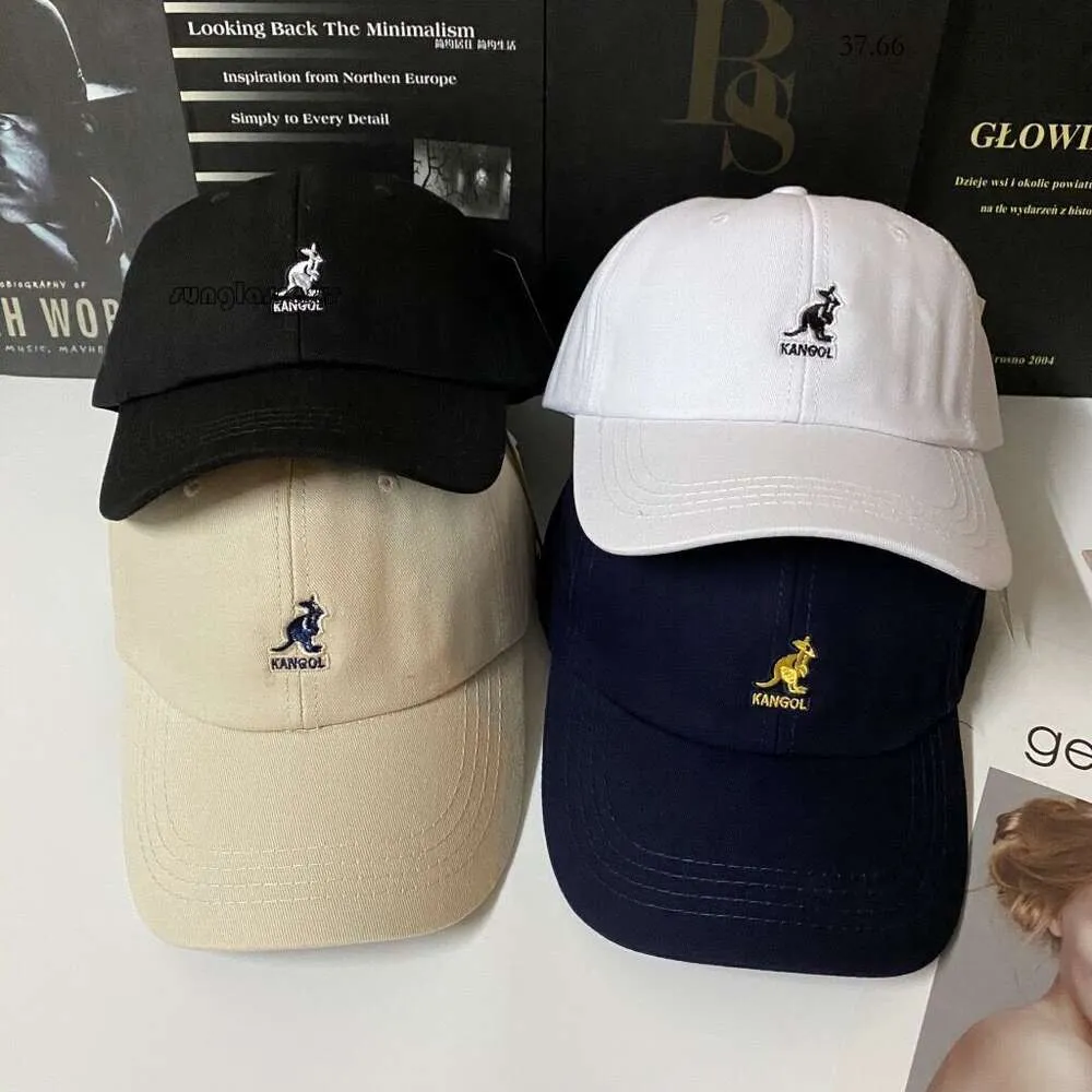 bucket hat Kangaroo Baseball Ins Trendy Brand Black Children's Fashion Versatile Duck Tongue Student Sunshade Sun Hat