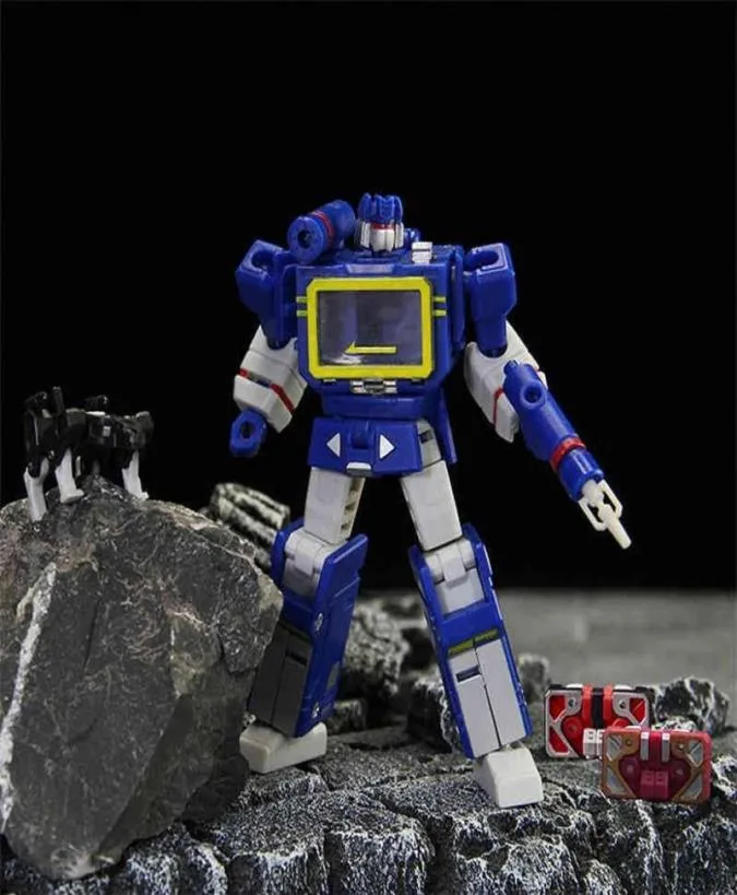 Dans la transformation en stock, Soundwave PT04 PT04 Tape G1 Mini Pocket KO DX9 Robor Action Figure Toys avec Box26278161480