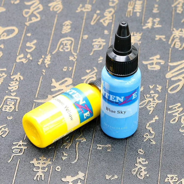 Professional Tattoo Inks Set 14 Vibrant Colors 30ml... From Ddmyearth ...