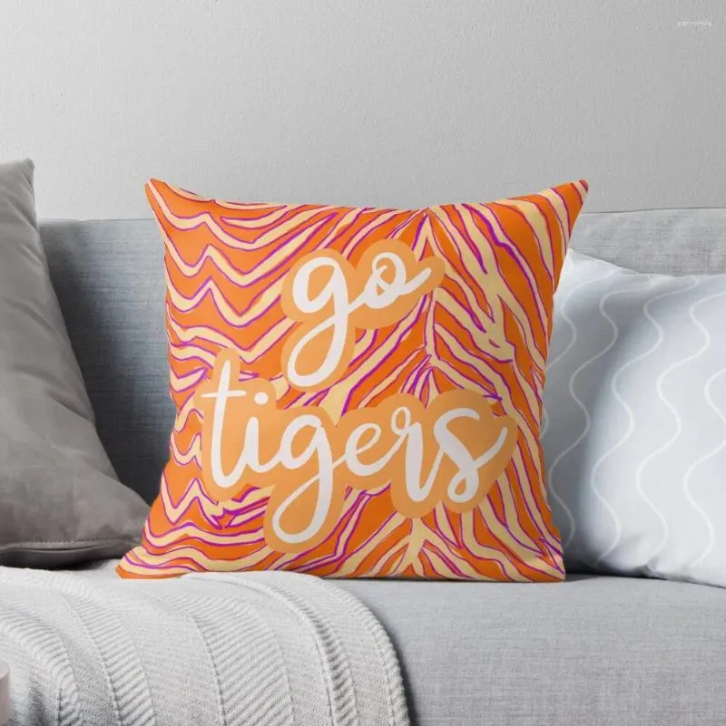 Pillow Go Tigers! Throw Covers Decorative Sofa Cover