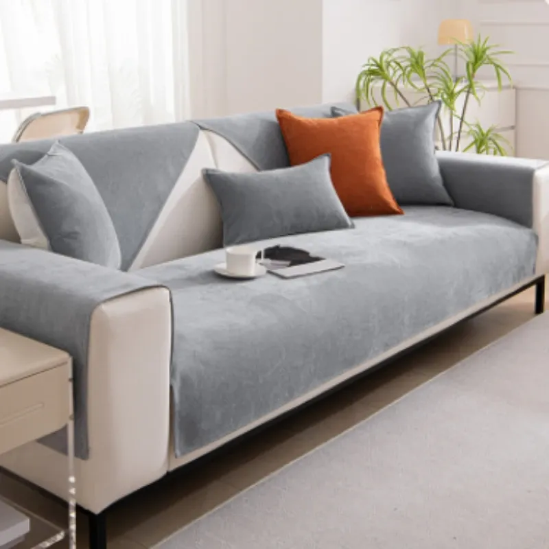 Sofa étanche couvre les animaux de compagnie canapé-tapis serviette antidérapante protectrice de canapé de canapé couverture de canapé amovible pour le salon