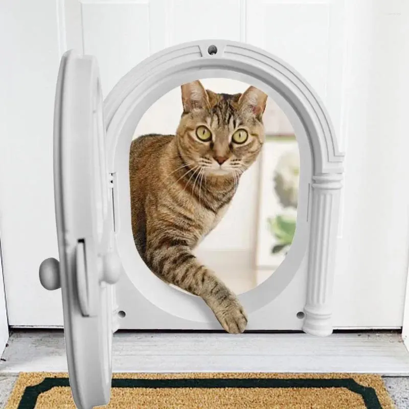 Cat Carriers Dogflapdoor Catdoor Wall Mount Catflapdoor Öppnar husdjursportens dörrhund för B03E C6B2