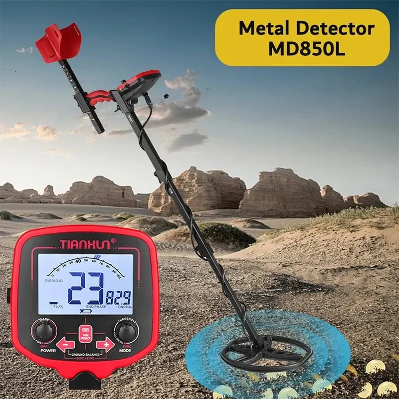 كاشف المعادن TX-850L كاشف المعادن الذهبي عالية الأداء تحت الأرض مكتشف المعادن الكنز Hunter Gold Prospector 240401