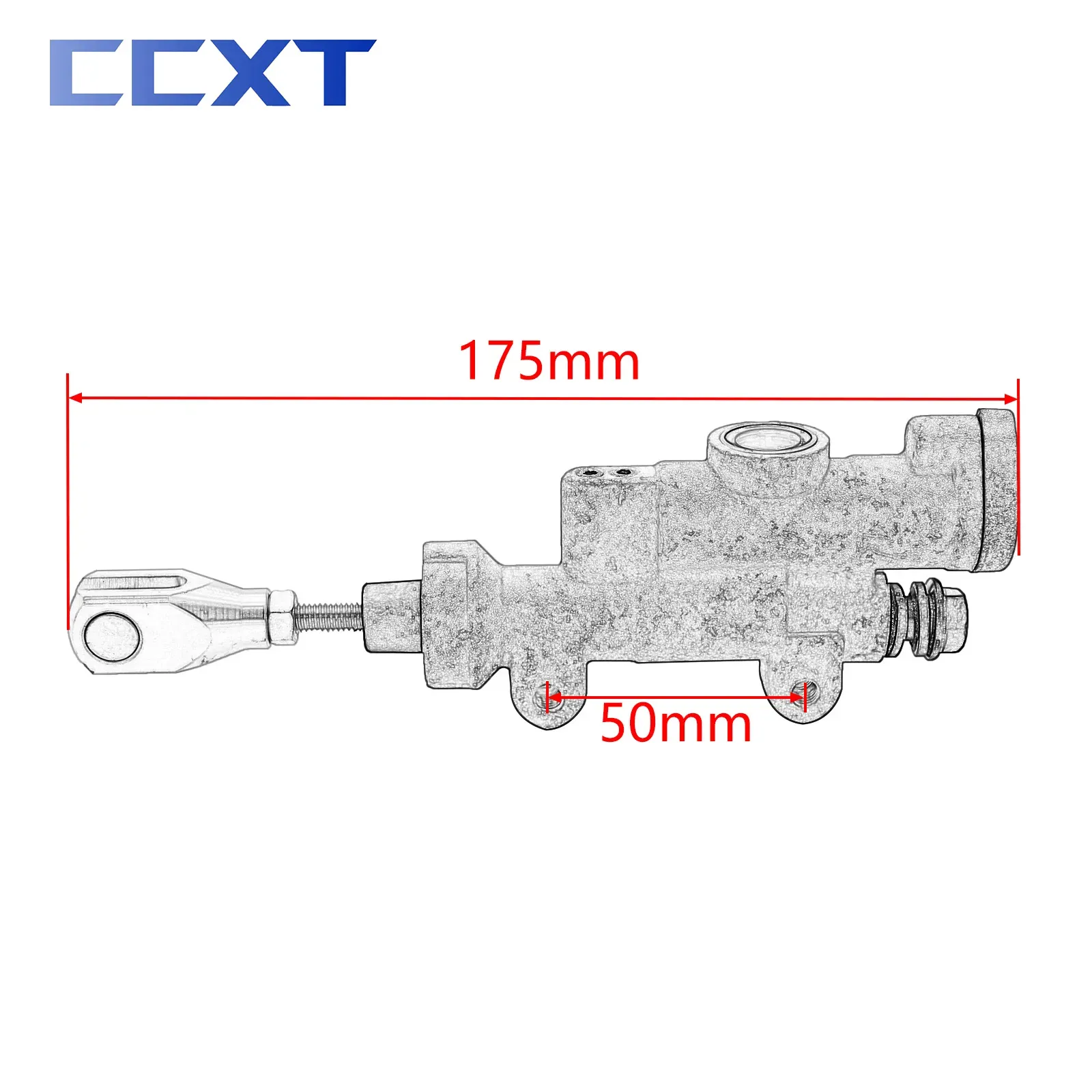 thumbnail image 2 of FELLERS SMALL ENGINES Rear Brake Master Cylinder Reservoir For Honda CR250R 1987-2001 2 of 5