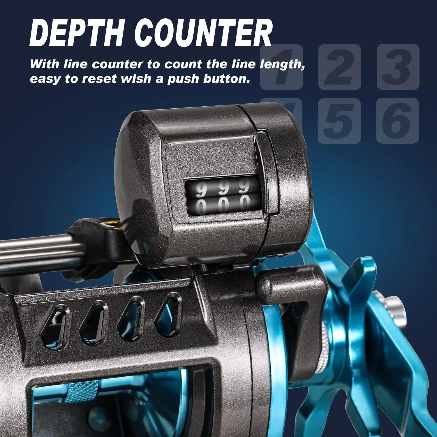 Okuma Reel Sougayilang Line Counter Fishing Reel Conventional