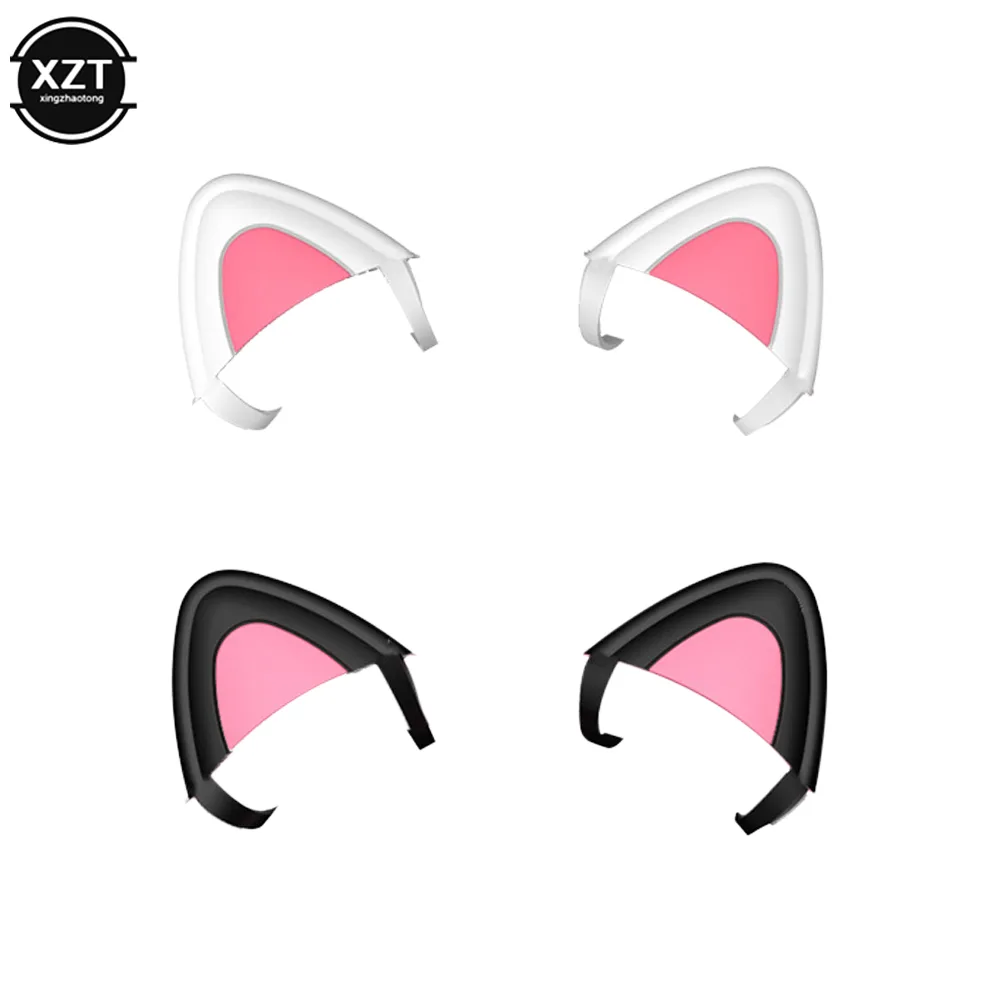 Silicone Cat Ear Headphone Covers - Adorable Animal Ear Accessories For Over-Ear Headphones