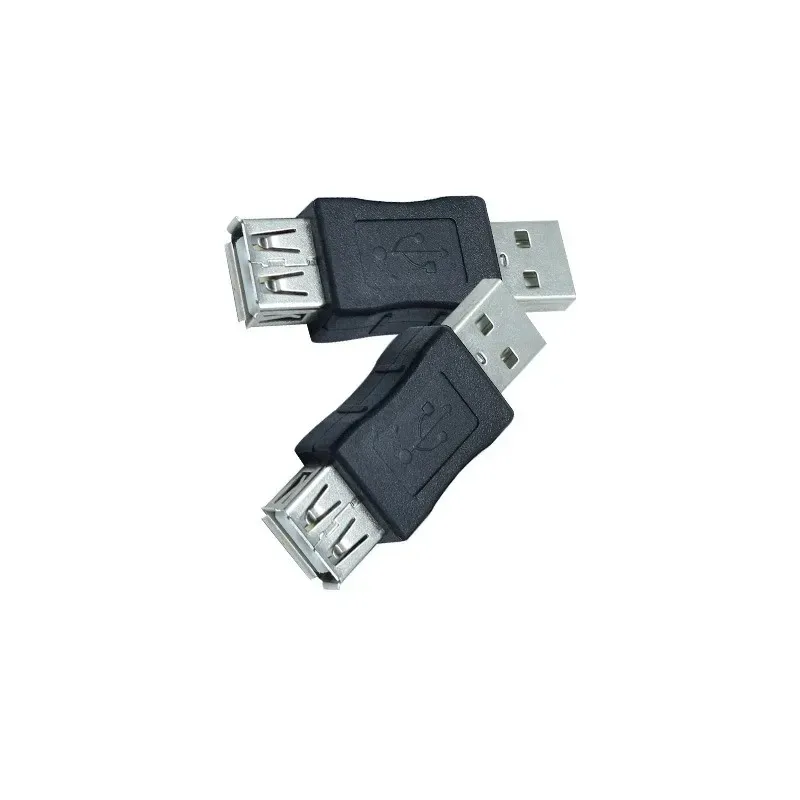 podwójna głowica USB 2.0 Typ Kobieta do żeńskiego złącza adaptera łącznika F/F