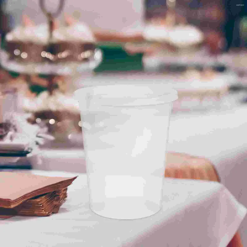 Lagerflaschen 20 Sets Suppenschale rostere Tassen Getränke trinken Einweg -Portion Parfaits Brei