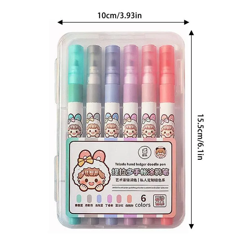 Aesthetic Cute Highlighters, 12Pcs Highlighters Assorted Colors Quick