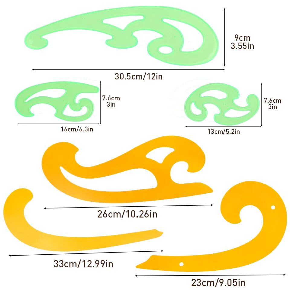 Kaobuy Plastic Sewing Rulers Tailor Curve Measuring... From Ddmyearth ...