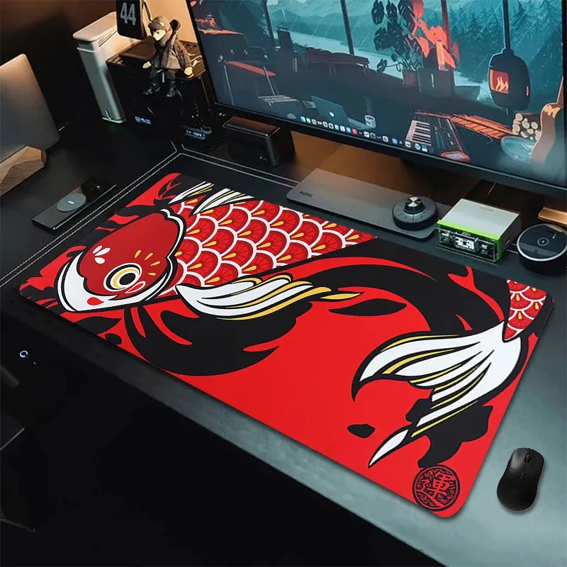 VicTsing Large Gaming Mouse Pad With Stitched Edges, Long XXL Mouse Mat (800×400×2.5mm), Keyboard Pad With Non-Slip Base, Water-Resistant Desk Pad For Work & Gaming, Office & Home, Black Price In UAE - View #8