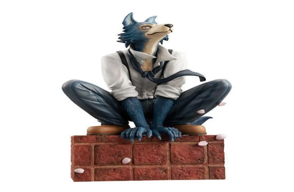 Новейшие аниме Legoshi Toys Timber Wolf Wolf Legosi PVC фигурные игрушки на корточках кукол коллекционной модели 17 см Q07222699318