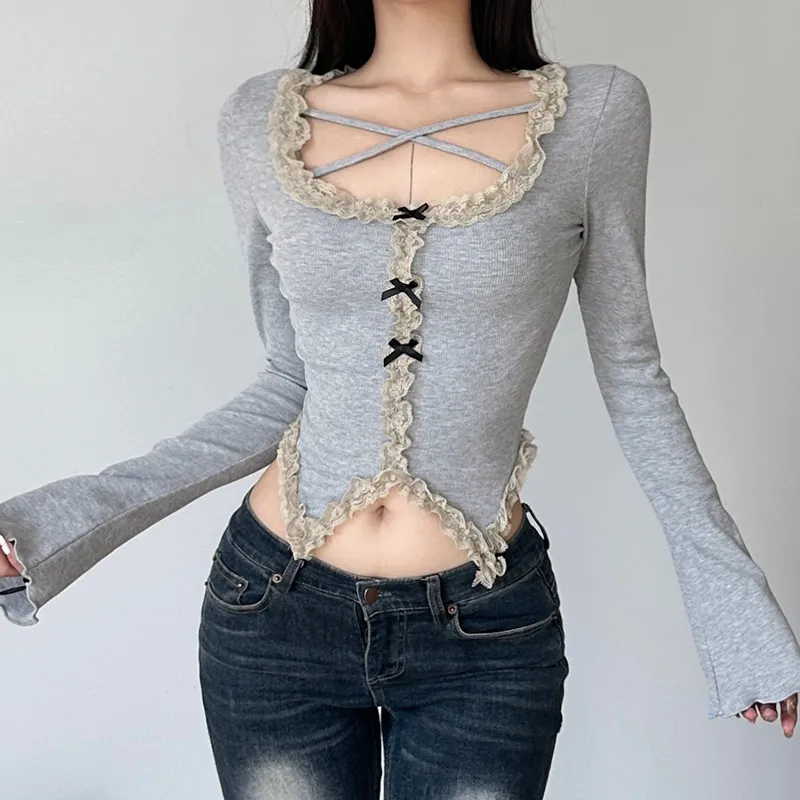 cute long crop tops