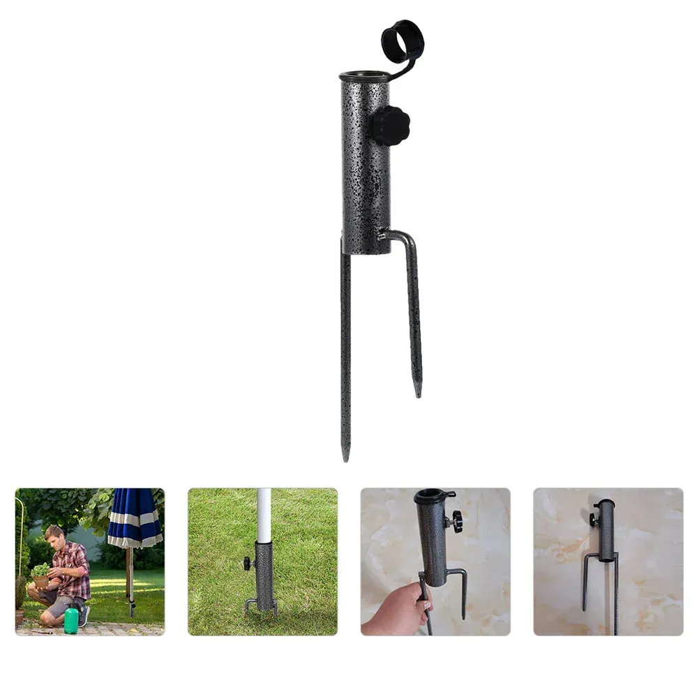 Parasol Insert Umbrella Sand Grass Auger Holder Patio Base Stand Base Para Sombrilla De Patio Anchor