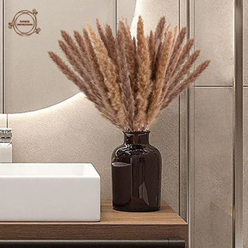 Natural Pampas Dried Flower Decor Home Table Bouquet Reed Party Wedding Supplies Photography Props Artificial Flowers Decoration