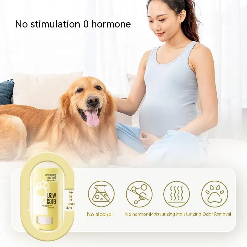 Crème de griffe pour animaux de compagnie, crème aux pieds des pieds fissurés, nettoyage des pieds pour chiens, crème hydratante des pieds, crème pour les pieds de soins aux pieds de chat, beauté